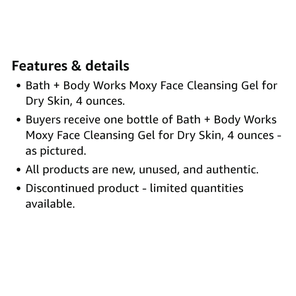 🩷🛁🧴NWT‼️ Bath & Body Works MOXY Dry Skin Face 3-piece Collection - Picture 5 of 11